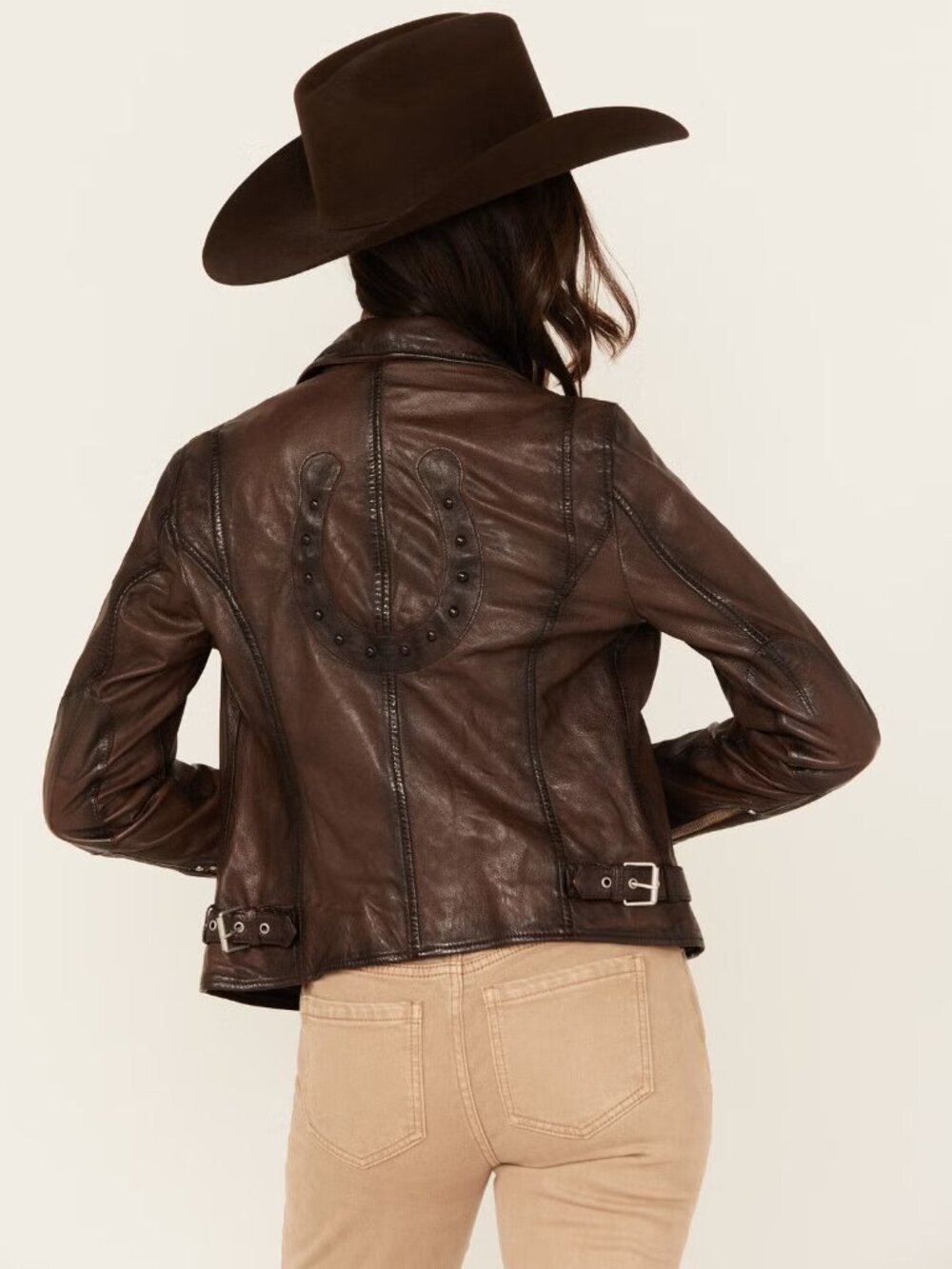 Mauritius | Lucky Horseshoe Leather Jacket - Boot Barn Exclusive